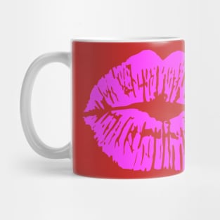 Pink Lips Kiss Mug